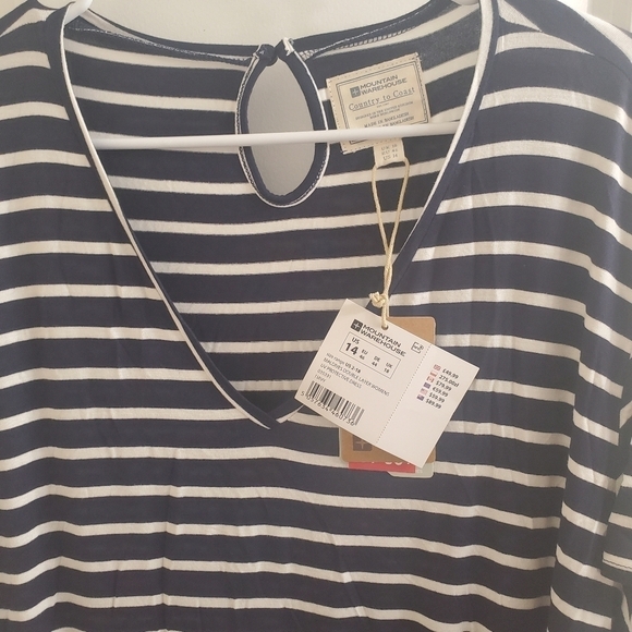 Mountain Warehouse Womens Breeze Tie Front Jersey Adjustable Ladies Summer Dress - Picture 8 of 10